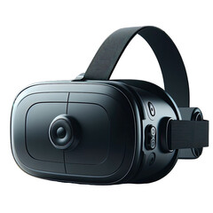 Isolated Virtual reality VR Glasses in futuristic style