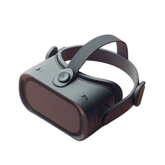 Isolated Virtual reality VR Glasses in futuristic style