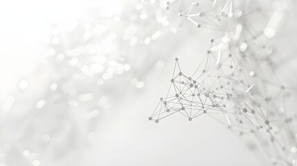 Abstract connection dots. Technology background. Network concept. 3d rendering 