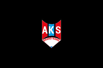 AKS letter logo Design. Unique attractive creative modern initial AKS initial based letter icon logo.
