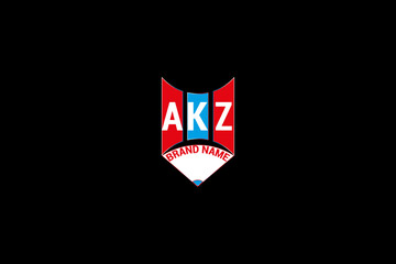 AKZ letter logo vector design, AKZ simple and modern logo. AKZ luxurious alphabet design