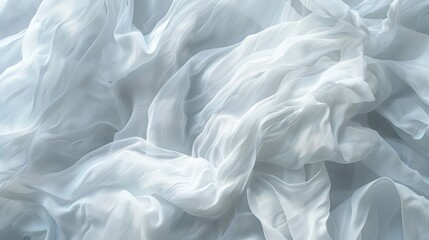 Obraz premium Abstract luxury white fabric texture for design backdrop. Fabric for background.