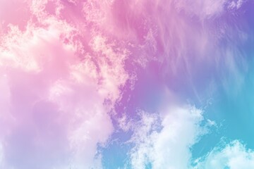 Fototapeta premium Pink Background Blue Background. Pastel Gradient Purple and Pink Blurred Background for Summer