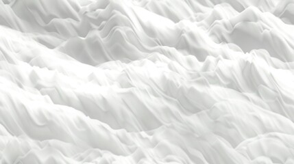 Obraz premium A monochrome image depicting a white wave of paint on a white sheet of paper set against a dark backdrop