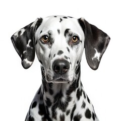 portrait close up of a dog. generative. ai	