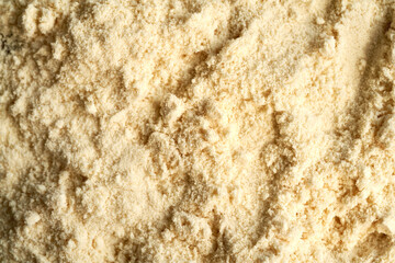 Background made of whey protein powder