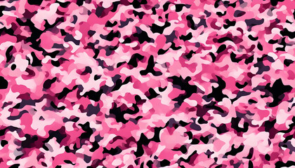 
Camouflage pink print vector background fabric texture female textile pattern