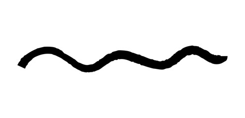 Dry brush mark, pencil squiggle and scribble. Hand drawn vector crayon various line, spiral and doodle. Black rough highlighter, chalk stroke, pencil divider. Curly line. Scratchy strokes with rough