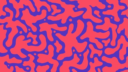 Close up red and blue abstract pattern suitable for backgrounds, digital art, prints, wallpapers, textile design, and artistic projects.