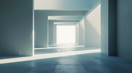 Empty Square By Modern Architectures : Generative AI