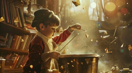 kids and musical instruments magic tricks High def