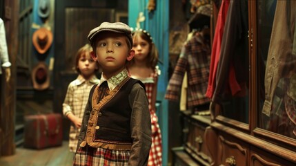 Obraz premium kids_fashion_parade_exploring_new_places_HD