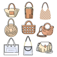 かご＆クリアバッグセット