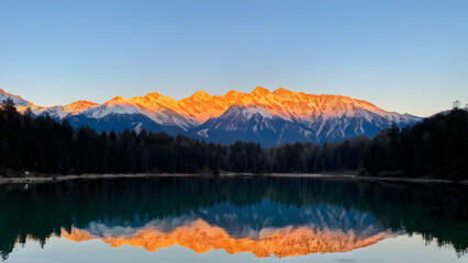 Obraz premium Ethereal realm, sunrise's transformation