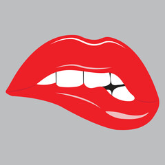 Lips vector t-shirt design