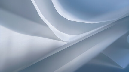 Closeup of sheet paper folded in eight texture background : Generative AI