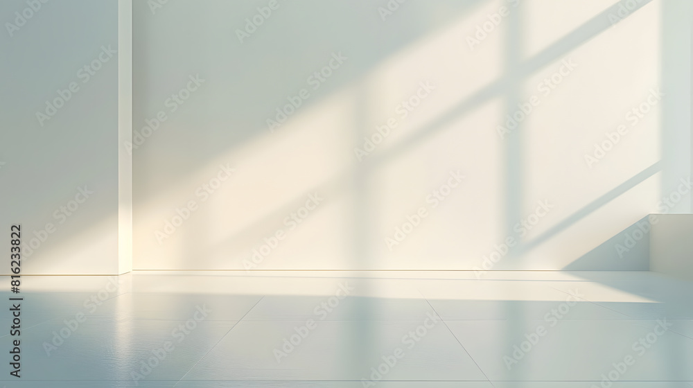 Poster empty square by modern architectures : generative ai