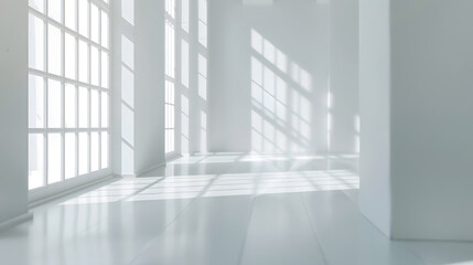 light white room and big window : Generative AI