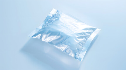 Pharmaceutical bag photographed over a pure white background : Generative AI