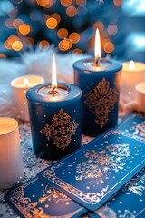 candles on the table
