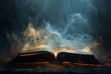 Holy Bible, Symbol of faith, wisdom and spirituality. Perfect for designs and projects with a religious theme.
