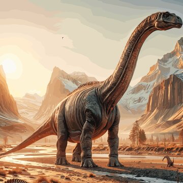 Dinosaurio Cuello Largo