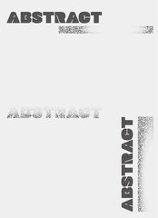 Abstract y2k elements with grain. Perspective grid, lines, donut. Minimalist poster in a trendy style. 