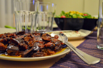kind of a traditional food made from eggplant