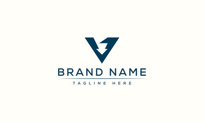 Logo design letter V . Elegant modern. Vector template.