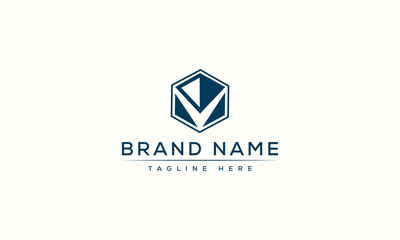 Logo design letter V . Elegant modern. Vector template.