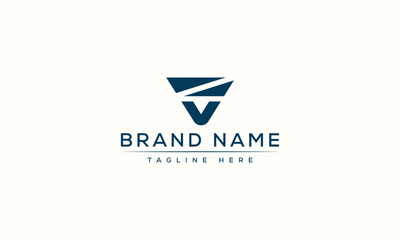 Logo design letter V . Elegant modern. Vector template.