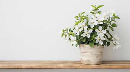Apple blossom background with copy space.