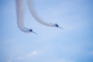 Two Planes with Sunset