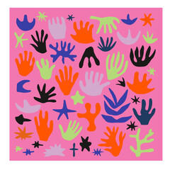 05 artistic vector made in ilustrattor inspired by matisse