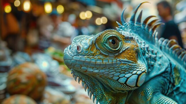 Sight of caigua available at French market