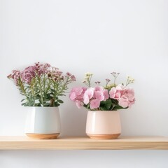 Fototapeta premium Asoka flowers background with copy space.