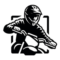 Motocross silhouettes