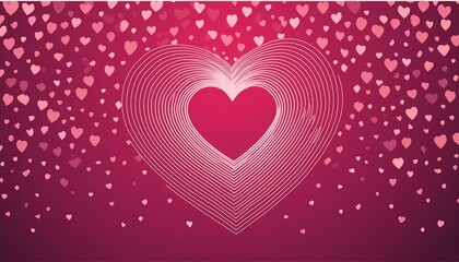 background with heart