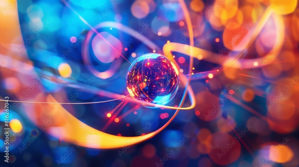 Poster the weak nuclear force in action as depicted by a z boson facilitating a transformation between a qu