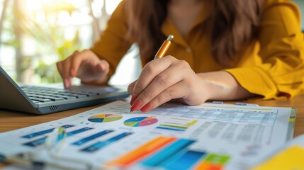 Budget planning and management concept. Company budget allocation for business or project management. Effective and smart budgeting. Business strategy and plan, cost control