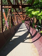 Walking bridge near Leavenworth, Washington.