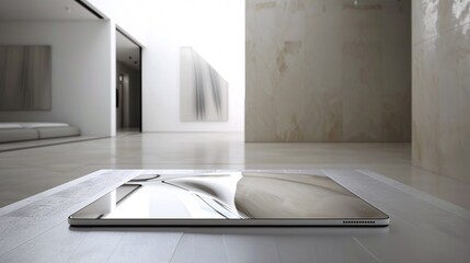 Envisioning a sleek, ultra-thin iPad concept inspired by modern art