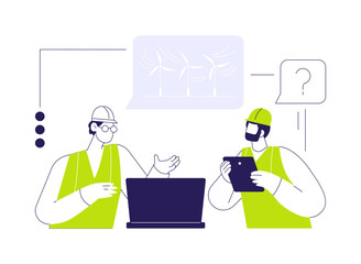 Environmental consultancy abstract concept vector illustration.