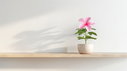 Hibiscus background with copy space.