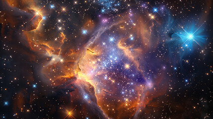 Starry Splendor Exploring the Cosmic Symphony of Star Fields and Nebulae, a Celestial Wonderland Awaits