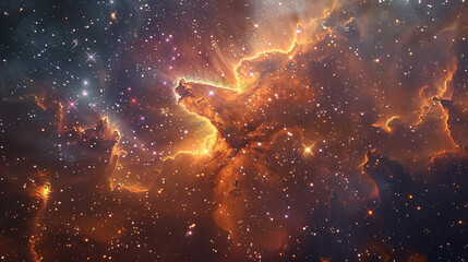 Starry Splendor Exploring the Cosmic Symphony of Star Fields and Nebulae, a Celestial Wonderland Awaits