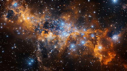Starry Splendor Exploring the Cosmic Symphony of Star Fields and Nebulae, a Celestial Wonderland Awaits