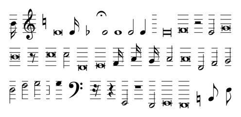 Musical symbols and notes collection. © SDN gallery