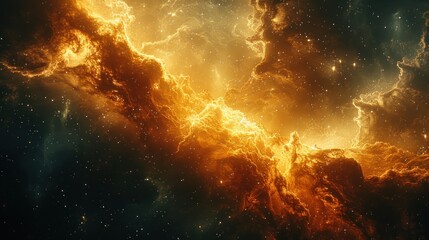 Fototapeta premium Colorful outer space galaxy cloud nebula view background. universe science.