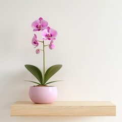 Orchid background with copy space.